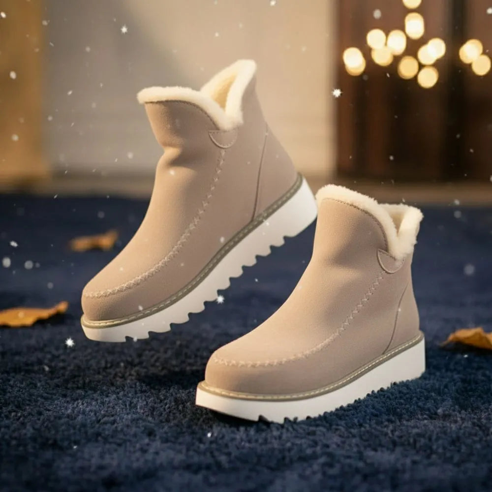 Bottines Suede Femme Antidérapantes – Confort & Style Inégalés !