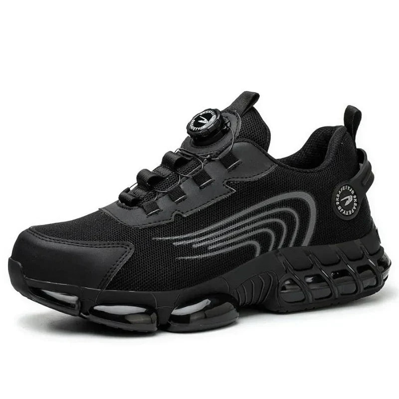 Chaussures de Sécurité avec Lacet à Bouton Rotatif