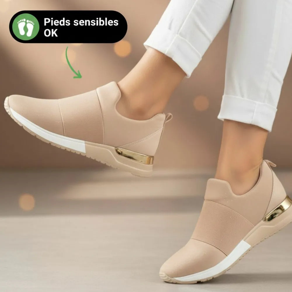 Chaussure confort femme sans lacet | Confort orthopédique & usage quotidien
