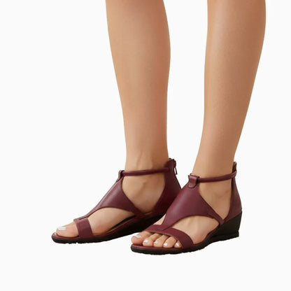 Sandales compensées femme confort orthopédique