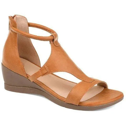 Sandales compensées femme confort orthopédique