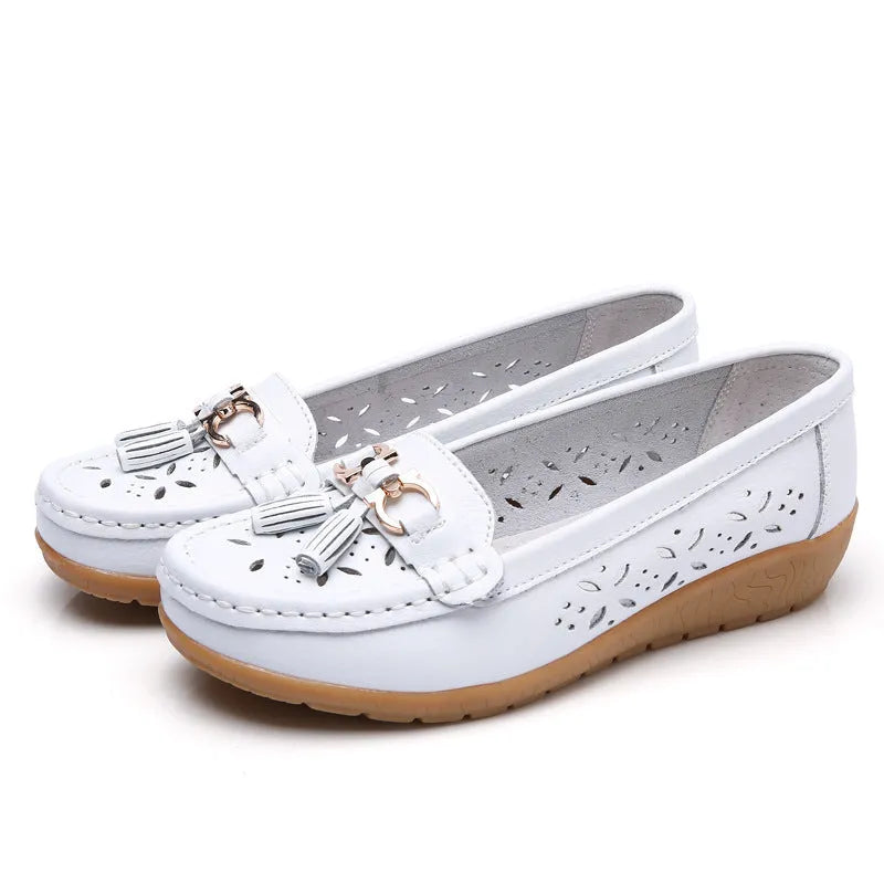 mocassin femme cuir tres souple - Confort Absolu & Élégance Garantie