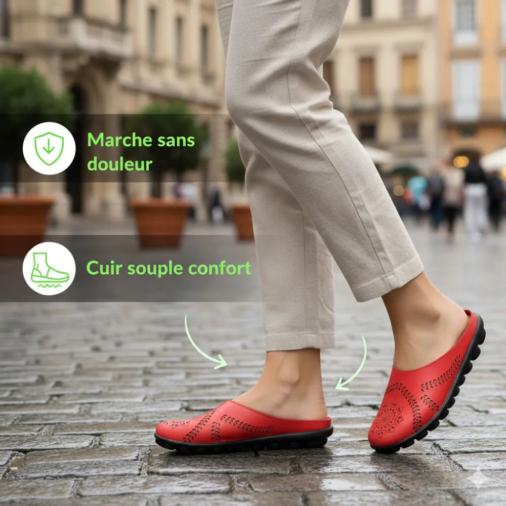 Chaussures femme très souples | Confort optimal pour pieds sensibles