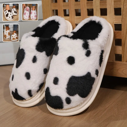Chausson vache femme | Chaleur, confort cocooning & semelle antidérapante