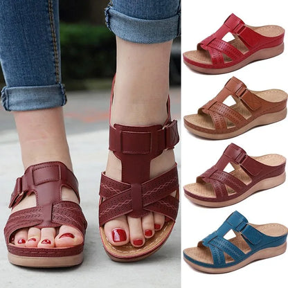 Sandales femme confort orthopédique – Maintien, stabilité & style élégant