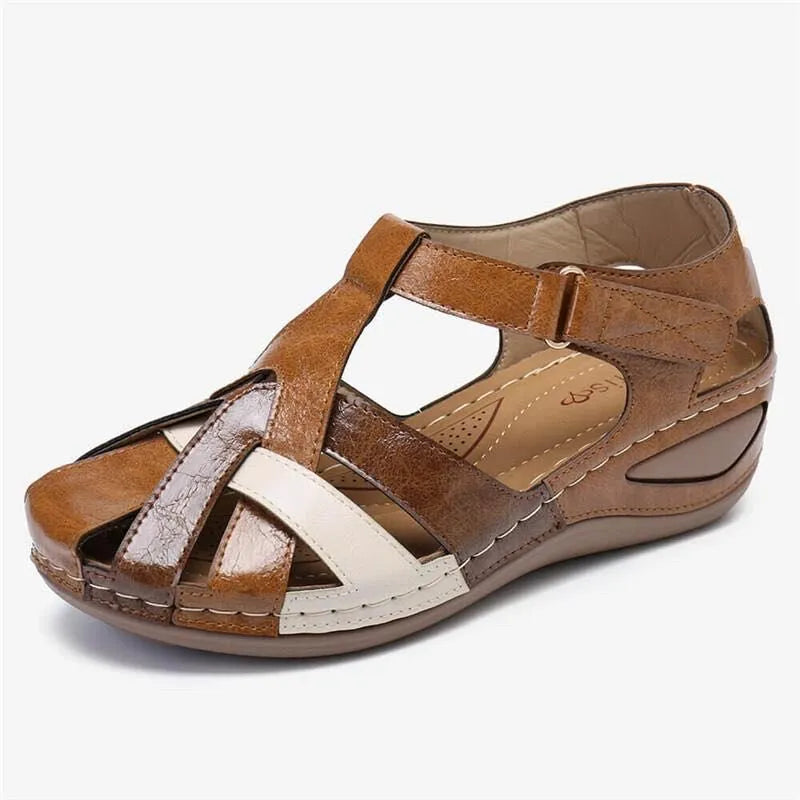 Sandales compensées femme confort orthopédique