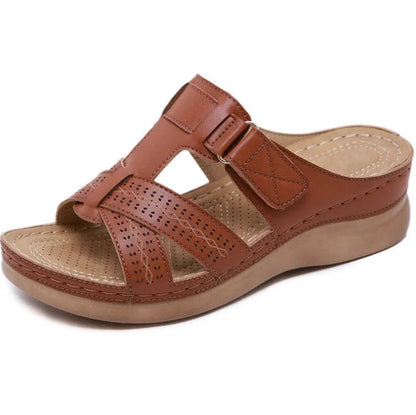 Sandales femme confort orthopédique – Maintien, stabilité & style élégant