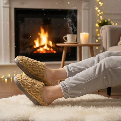 Pantoufle hiver femme | Confort cocooning & chaleur douce