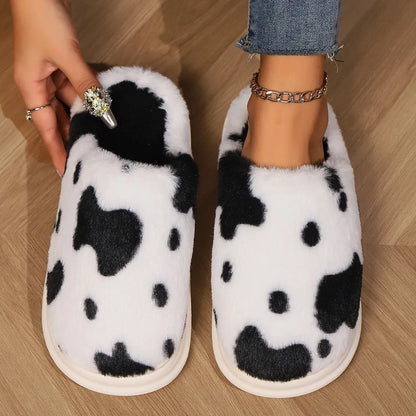 Chausson vache femme | Chaleur, confort cocooning & semelle antidérapante