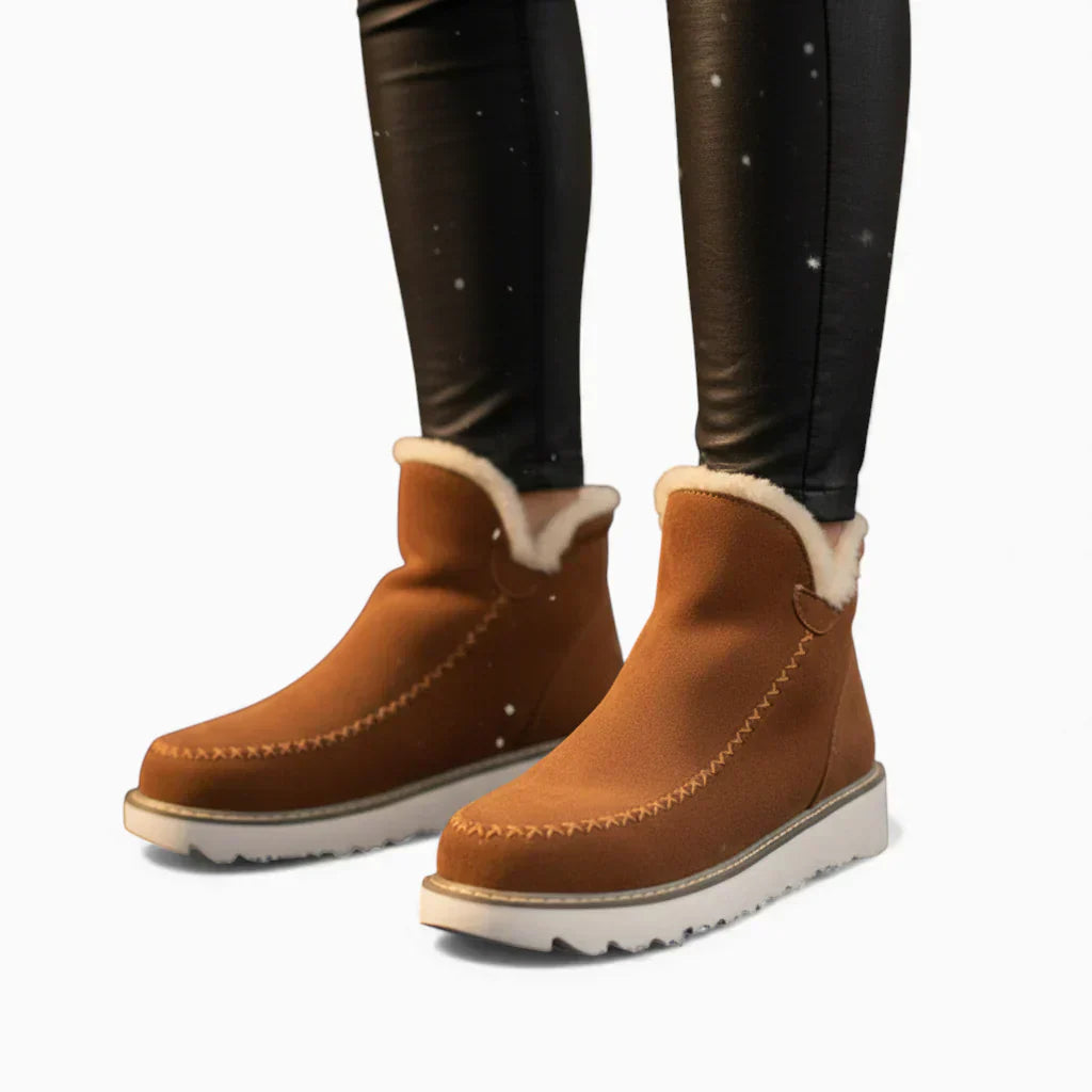 Bottines Suede Femme Antidérapantes – Confort & Style Inégalés !