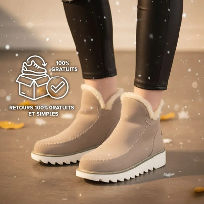 Bottines Suede Femme Antidérapantes – Confort & Style Inégalés !