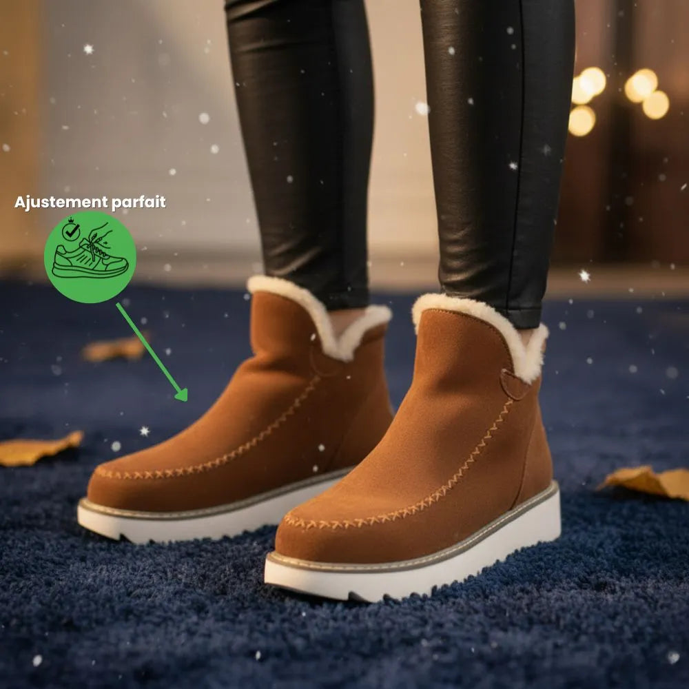Bottines Suede Femme Antidérapantes – Confort & Style Inégalés !