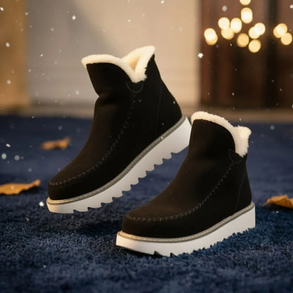 Bottines Suede Femme Antidérapantes – Confort & Style Inégalés !