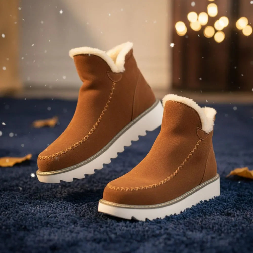 Bottines Suede Femme Antidérapantes – Confort & Style Inégalés !