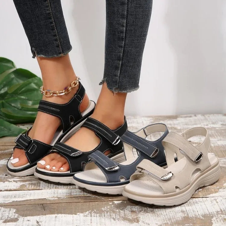Sandales orthopédiques femme confort – soutien plantaire & élégance