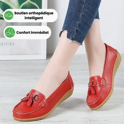mocassin femme cuir tres souple - Confort Absolu & Élégance Garantie