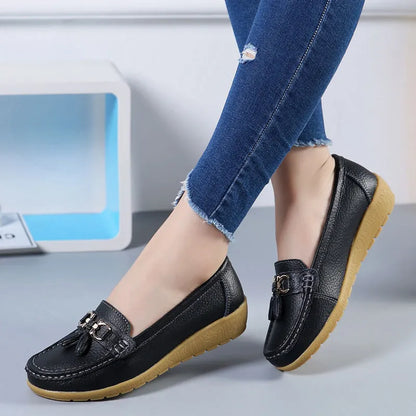 mocassin femme cuir tres souple - Confort Absolu & Élégance Garantie