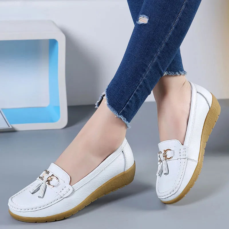 mocassin femme cuir tres souple - Confort Absolu & Élégance Garantie