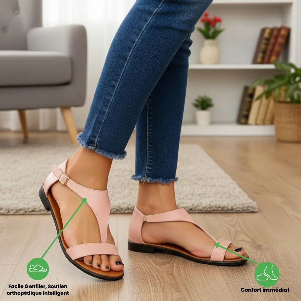 Sandale antidérapante femme – Confort, style et sécurité assurés