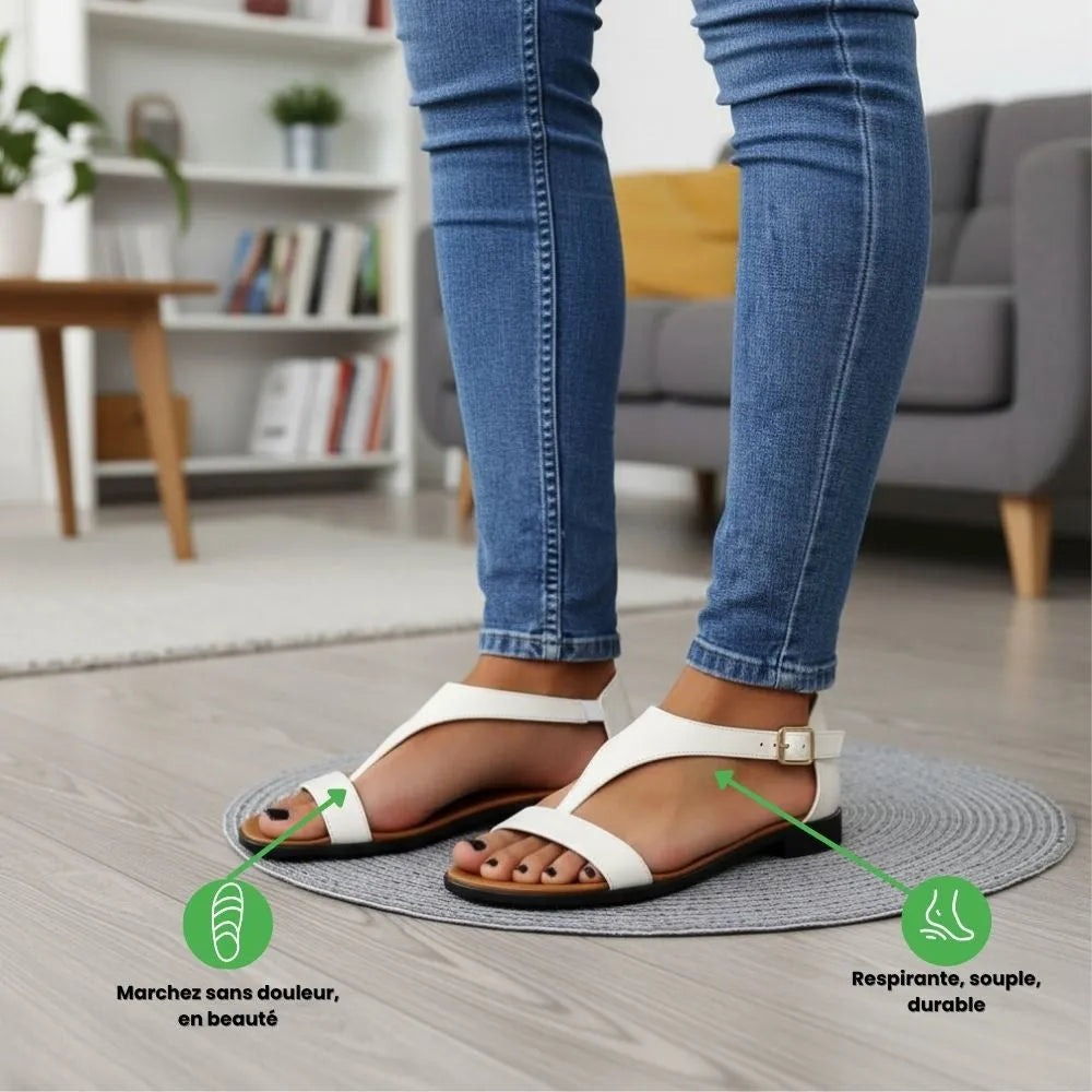 Sandale antidérapante femme – Confort, style et sécurité assurés