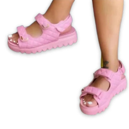 Sandales femme velcro : Confort optimal et style irrésistible