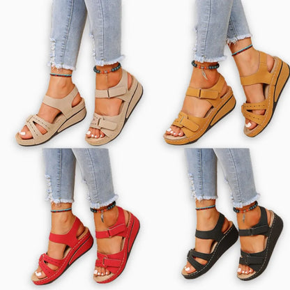 Sandale compensée orthopédique – Confort ultime & style irrésistible