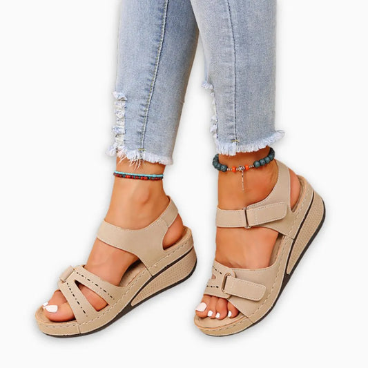 Sandale compensée orthopédique – Confort ultime & style irrésistible