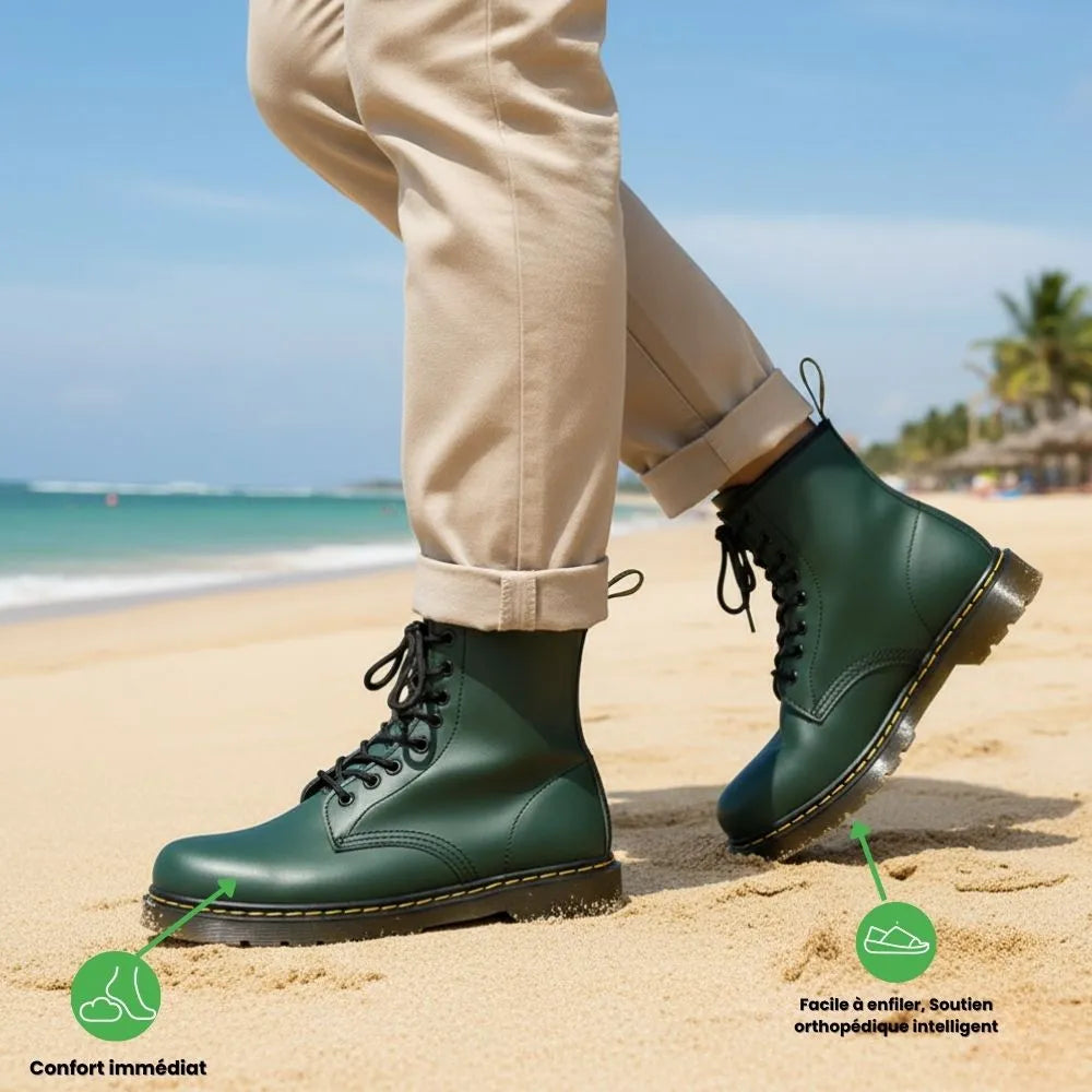 Botte style Martin orthopédique | Confort optimal & maintien quotidien