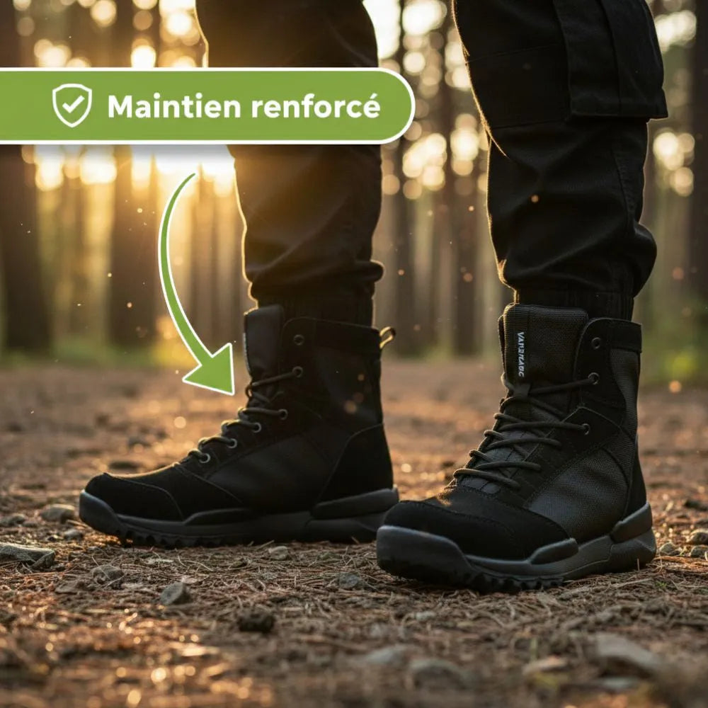 Botte tactique homme – Performance, confort et robustesse inégalés