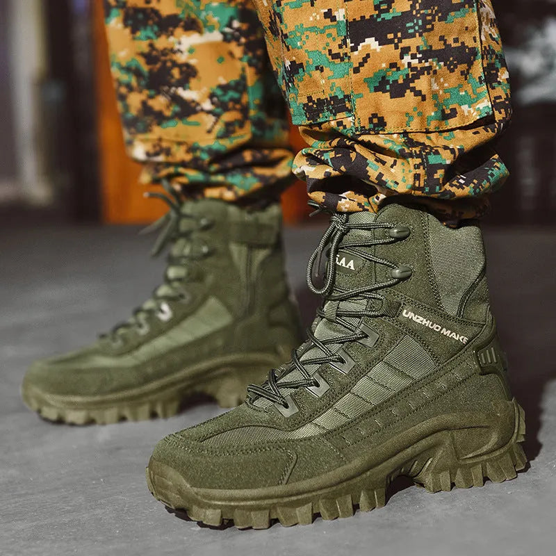 Botte militaire homme robuste et confortable | Maintien & stabilité